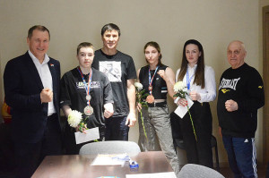 Поздравили призеров чемпионата России