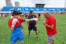 Всероссийский День физкультурника в этом году впервые отметили на стадионе «Динамо» во Владивостоке.